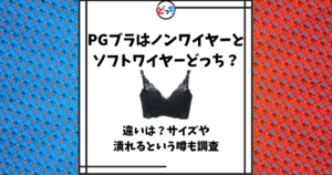 PGブラ ノンワイヤー ソフトワイヤー どっち